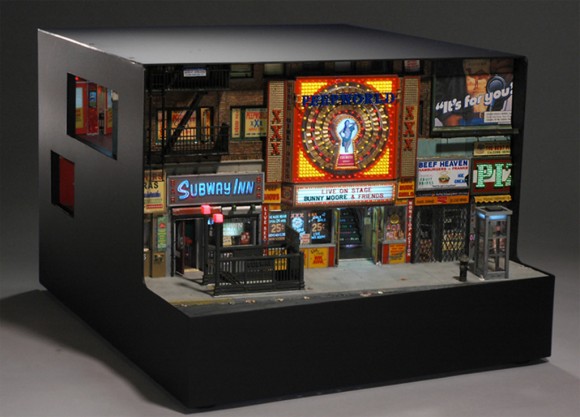 不可思議的城市街景微型雕塑