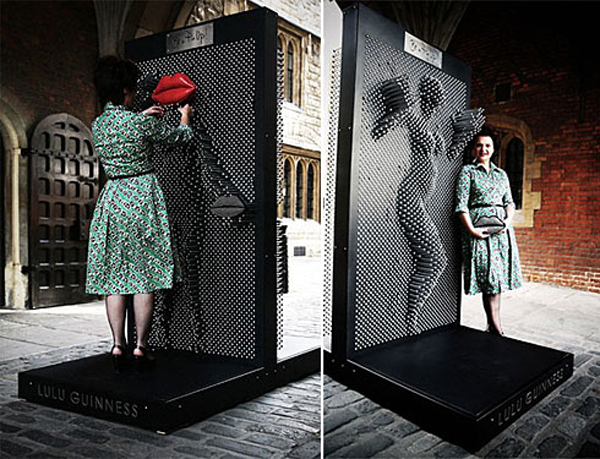 透過人們互動而完美的街頭藝術作品「Be a Pin Up」