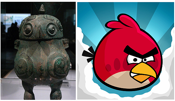 大驚！原來古代就有憤怒鳥了！