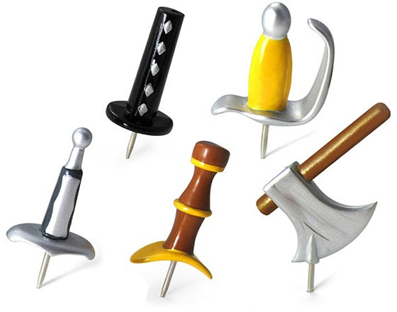 拿來刺殺文件的另類圖釘