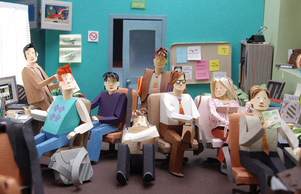 精緻到你絕對捨不得燒給阿公的紙紮辦公室