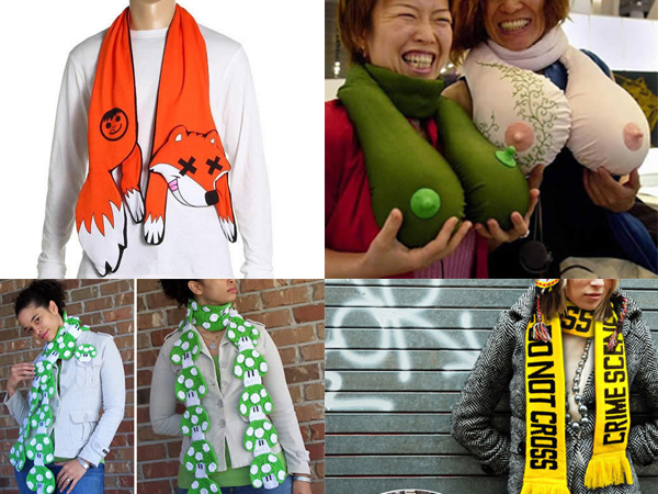 九款溫暖惡搞的創意圍巾