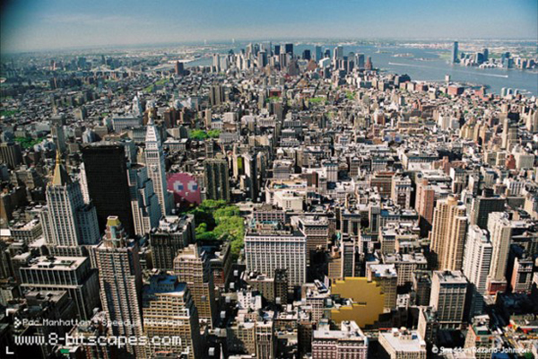 當8位元的經典電玩角色入侵真實世界