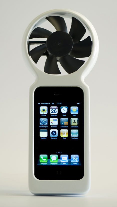 iFan風力充電器　路遙知馬力、iPhone吃風力