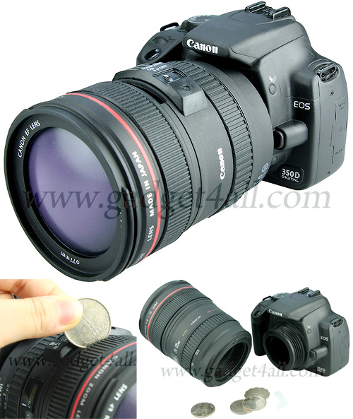 買想單眼相機先存錢的「單眼相機撲滿」