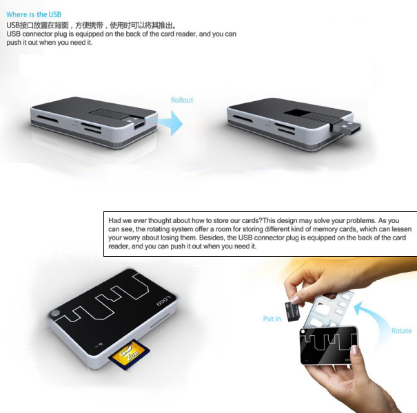 「卡在」讀卡機幫你記住記憶卡