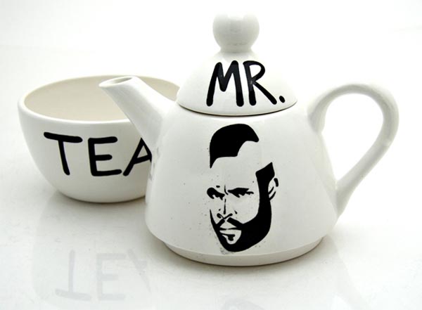 很MAN很MAN的「怪頭TEA先生茶壺組」