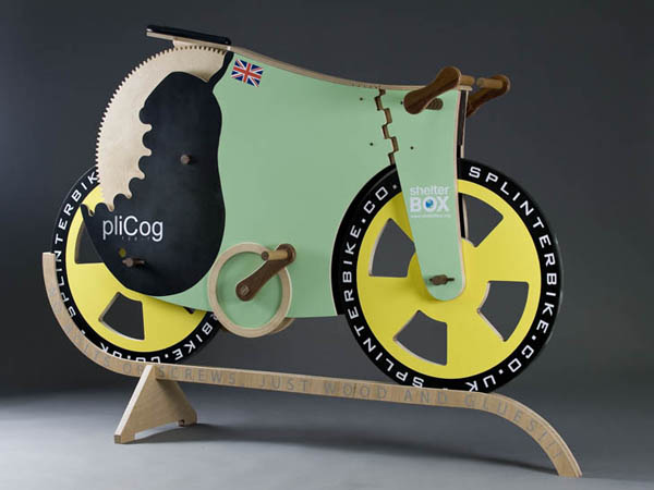 你有看過時速48公里的木頭腳踏車嗎？