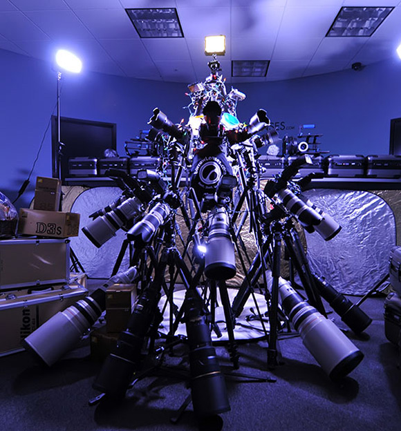 倒下來會哭哭的單眼相機聖誕樹～