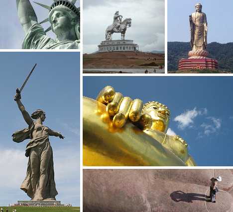 有大神快拜！15座來自15個國家的聳天雕像(上)