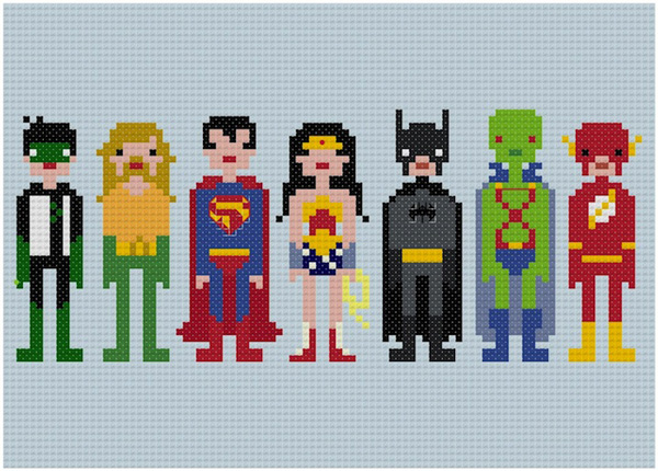 當電影角色遇上刺繡會是怎副模樣呢？