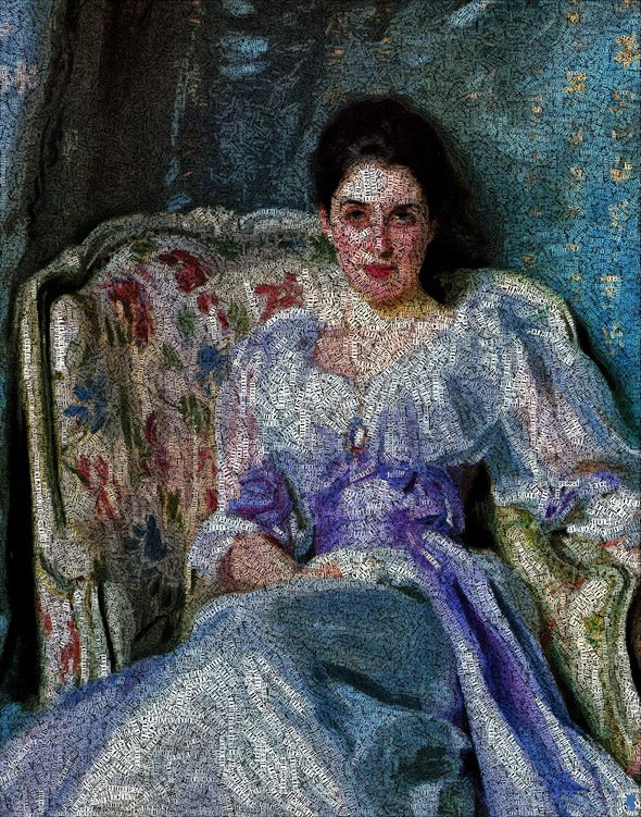 千言萬語說不清的超神奇「文字畫作」