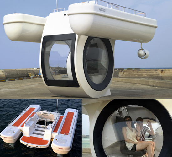 號稱是潛艇界Segway的「EGO半潛艇」