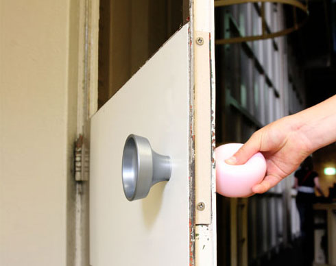 叭噗叭噗～讓人很想捏一把的門把