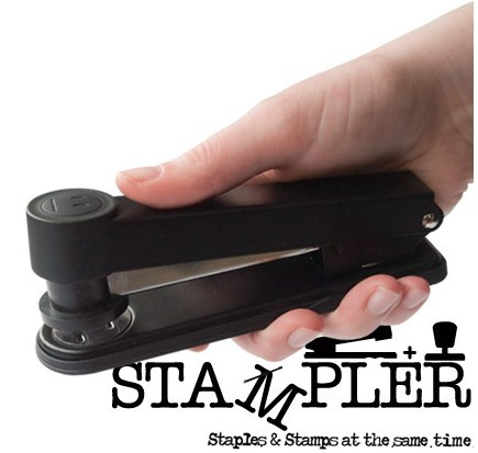 來一個充滿善意的微笑圖章釘書機吧