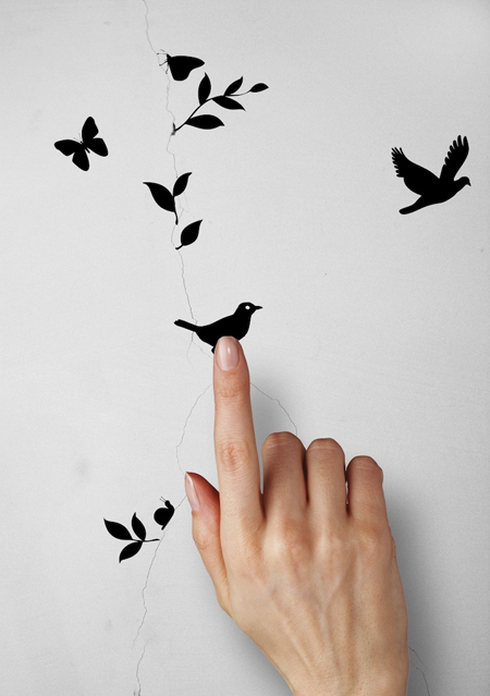 [台灣好設計]牆裂了沒關係，我們用「蟲鳴鳥叫」補起來