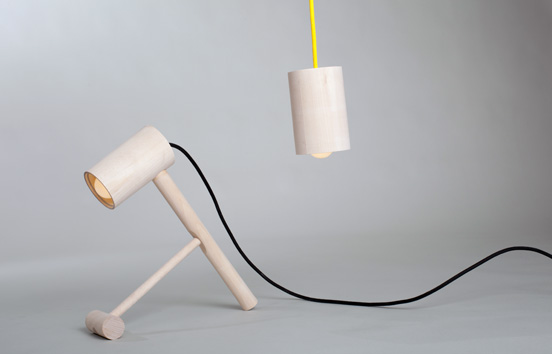 極簡木槌小燈點亮你的心