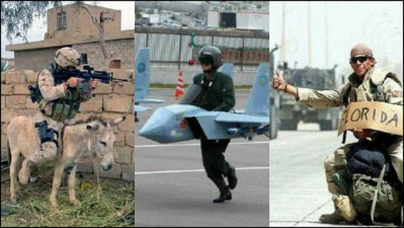 只能說....幸好我們的國軍不是這樣訓練的XD