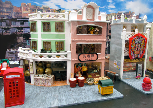 迷你街頭再一發！維妙維肖的老香港街景模型