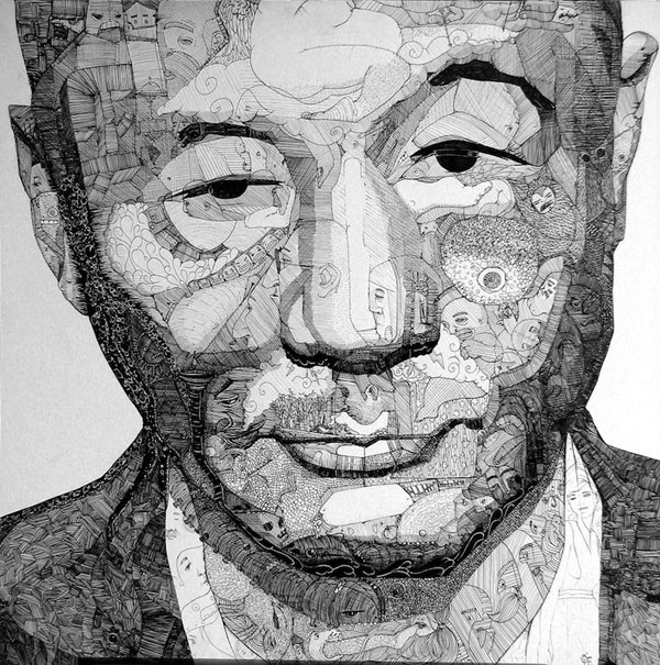 細節裡藏的不是魔鬼而是塗鴉的塗鴉名人像