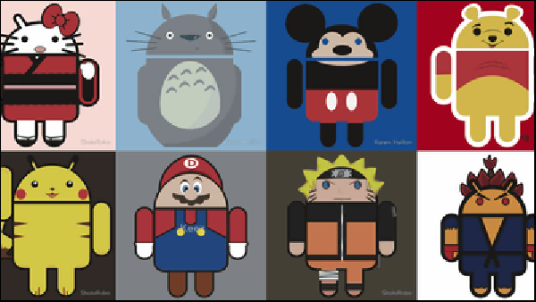 小綠人也愛COSPLAY！超過200款以上的Android機器人變裝秀