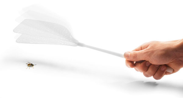 拿蒼蠅翅膀打蒼蠅的蒼蠅拍