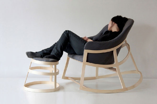 躺上去就想打盹的優雅搖椅Dancing Chair