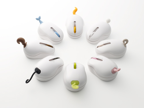 長尾巴的Elecom Nendo OppoPet 動物滑鼠家族