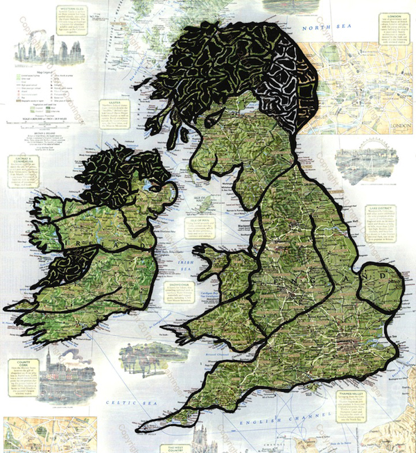 換個角度看地圖！充滿童趣的地圖創作