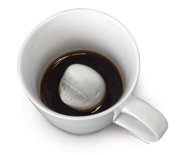 杯底不可養金魚？那....養條鯊魚總行了吧(無誤)