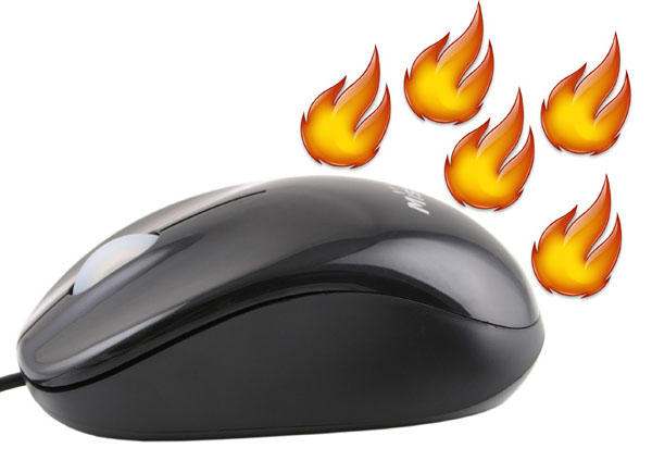 屁屁有三把火的滑鼠，讓你冬天也暖呼呼