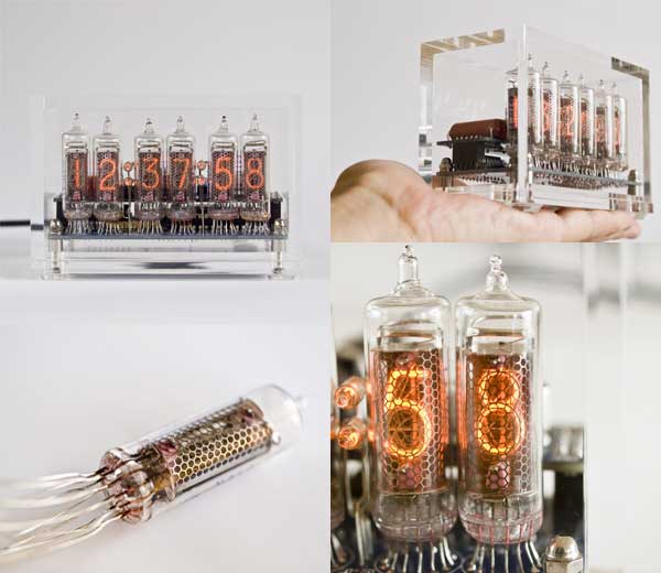 機械迷肯定愛不釋手的真空管時鐘