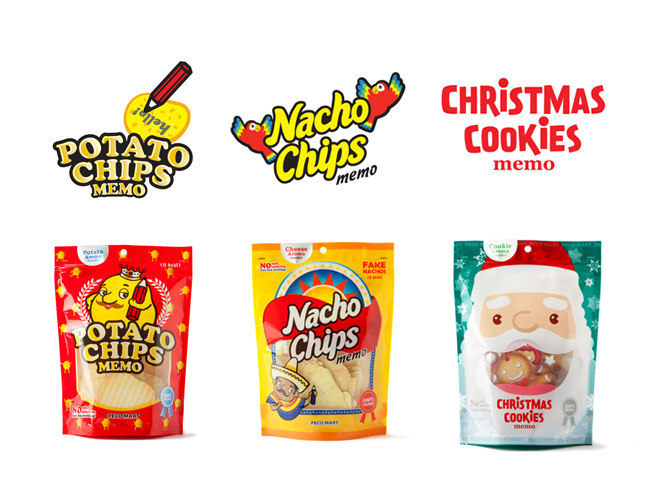 會越寫越嘴饞的零食便條紙！