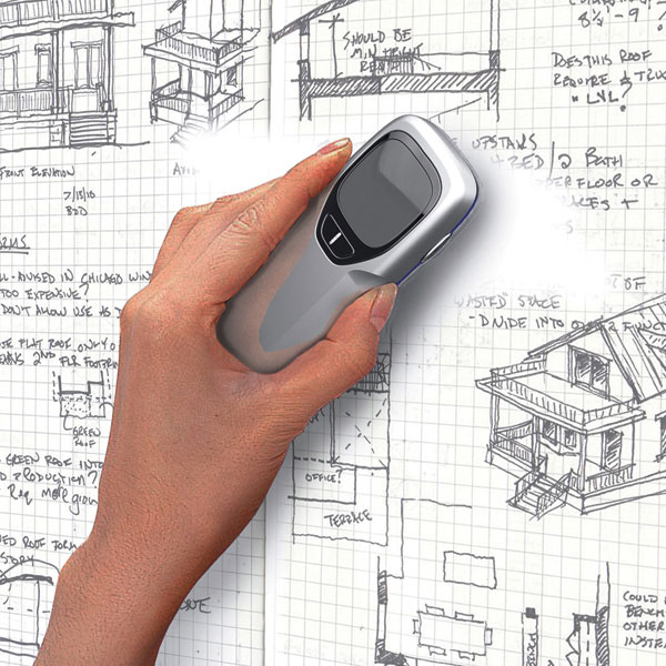 會自動掃描擦掉內容的高科技白板擦