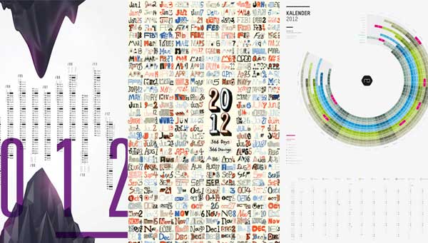 迎接2012創意設計年曆