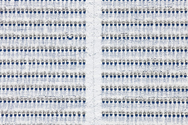 壯觀的幾何圖形高空攝影