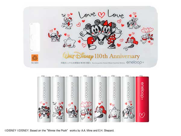 eneloop將推出迪士尼110週年聯名紀念款