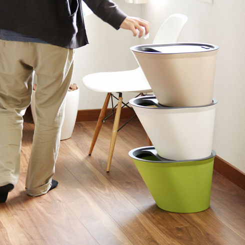 超省空間的日式風情－sorriso垃圾分類桶
