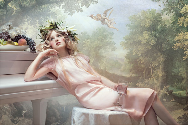 向名畫致敬，如夢如畫的超夢幻攝影作品