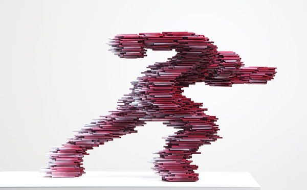 衝衝衝～向前衝！衝勁十足的水管雕塑