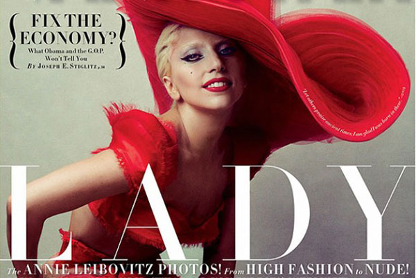 光芒無法擋！Lady Gaga登上一月份Vanity Fair封面