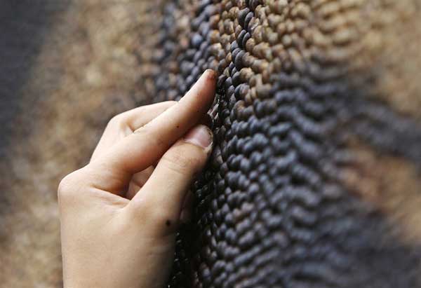 傳來陣陣咖啡香的世界最大咖啡豆壁畫