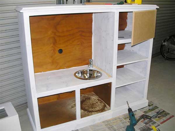 [DIY ok]老舊電視櫃很適合改成 Play Kitchen