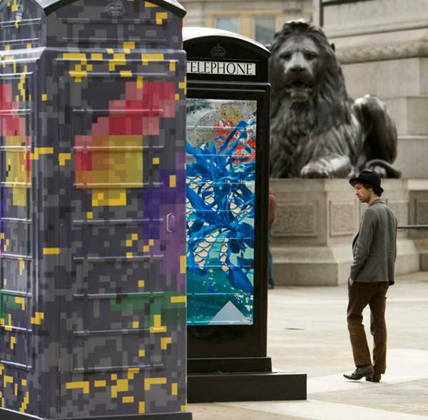 逐漸消失的街頭電話亭 創意變身重現倫敦迎奧運