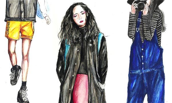 【讀者投稿】將路人的穿著轉化為時尚服裝手繪稿