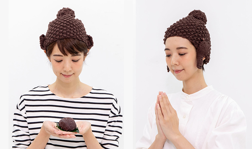 天冷時就戴上「佛頭毛線帽」吧！佛祖螺髮、肉髻皆忠實呈現的日本超人氣幽默時尚配件