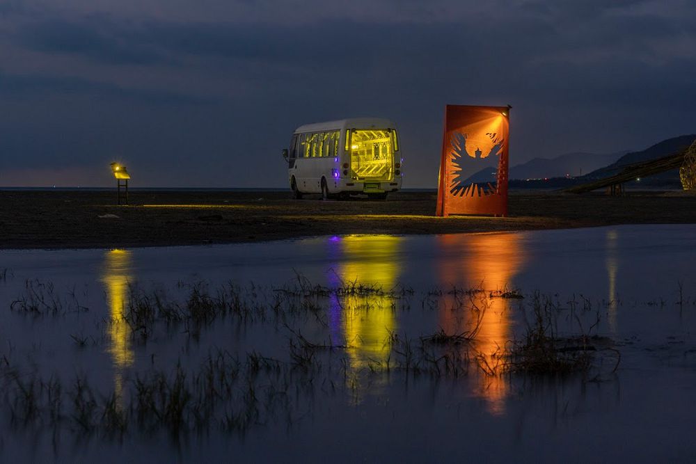 屏東看海美術館！「2020落山風藝術季」34組作品亮相海口小鎮