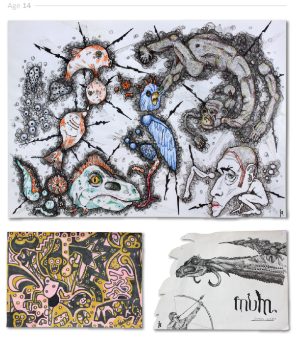 藝術並非一蹴可幾，2-24 歲的藝術人生演進