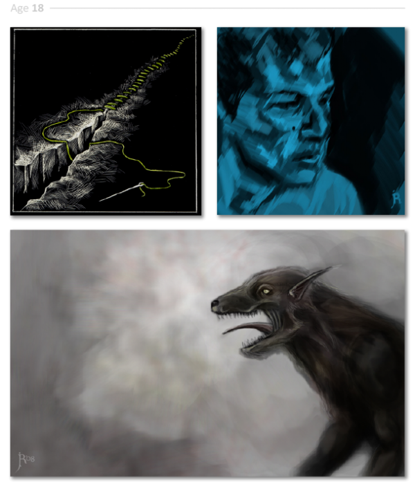 藝術並非一蹴可幾，2-24 歲的藝術人生演進