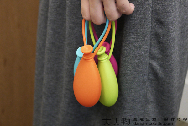 【生活玩物】啾啾可愛的鑰匙套《DesignApt 彩色氣球鑰匙套》